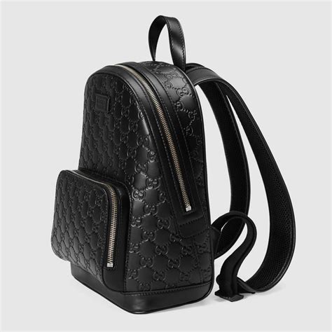 cost of male gucci leather back pack|gucci backpack women leather.